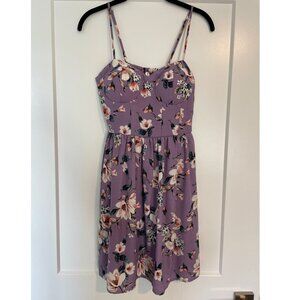Xhiliration Floral Dress